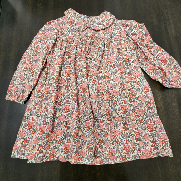 BUSY BEES PINK FLORAL DRESS size 3 - Picture 1 of 8